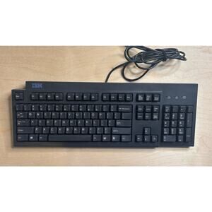 BLACK IBM PS2 Keyboard - PS2 - KB-9910 - PS2 - WORKING